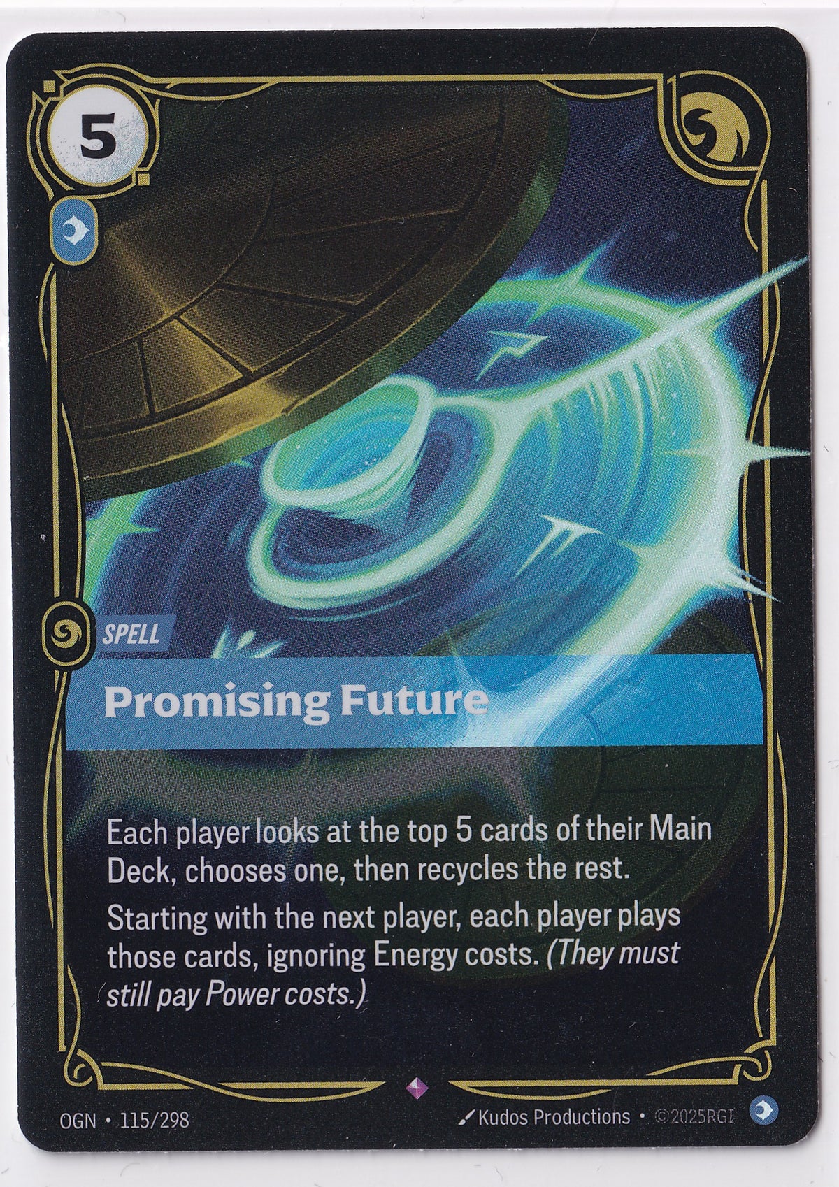Promising Future 2025 Riftbound: League of Legends Origins Rare Foil – OGN 115/298