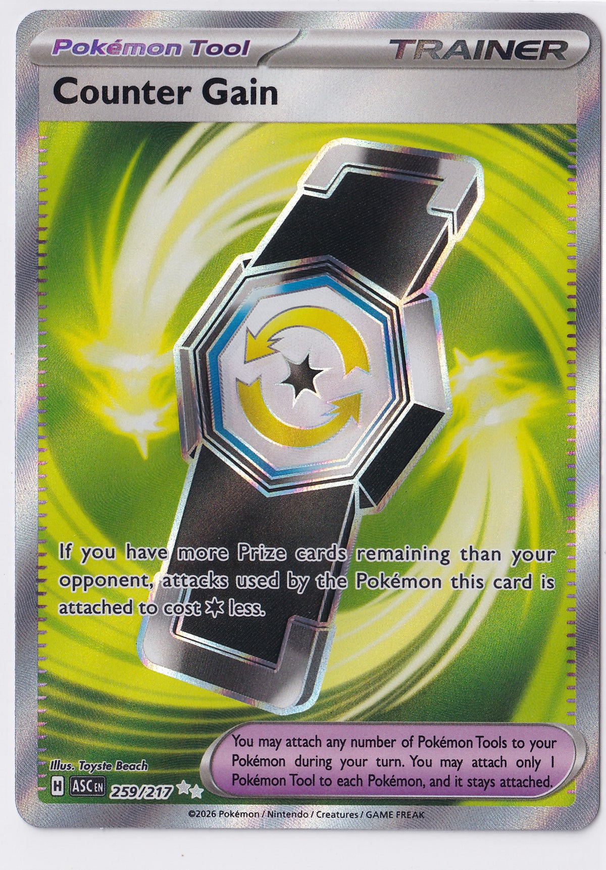 Counter Gain 2026 Pokémon TCG Ascended Heroes Ultra Rare – 259/217