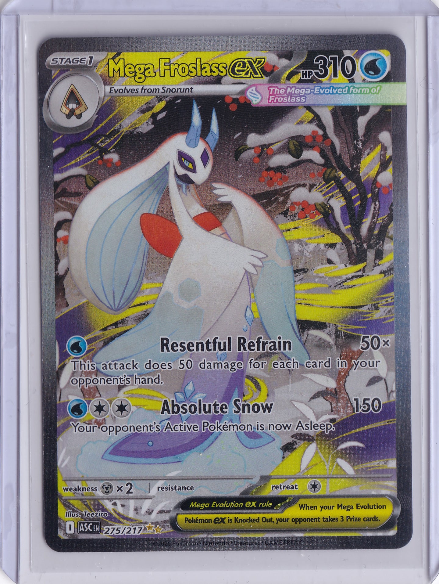 Mega Froslass ex 275/217 – Special Illustration Rare – Ascended Heroes