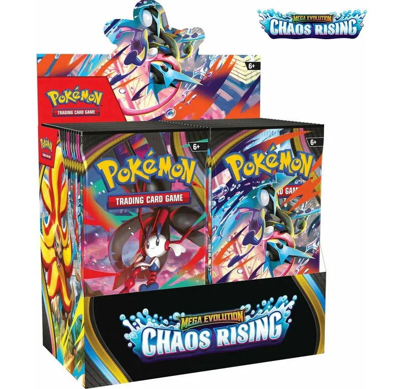 Pokémon TCG: Mega Evolution – Chaos Rising 6 Booster Box Case