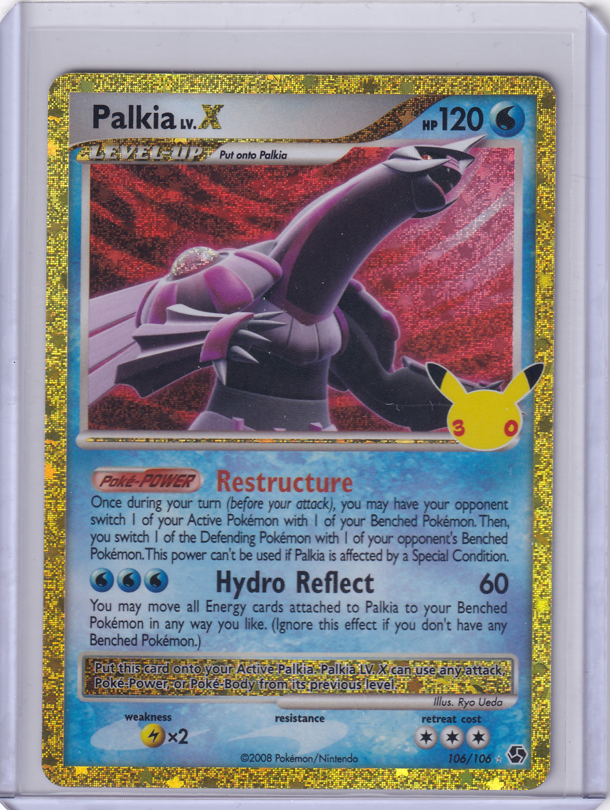 Palkia LV.X – 106/106 – Classic Collection – 30th Celebration – EN