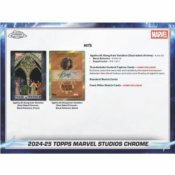 2025 Topps Chrome Marvel Studios - Hobby Box