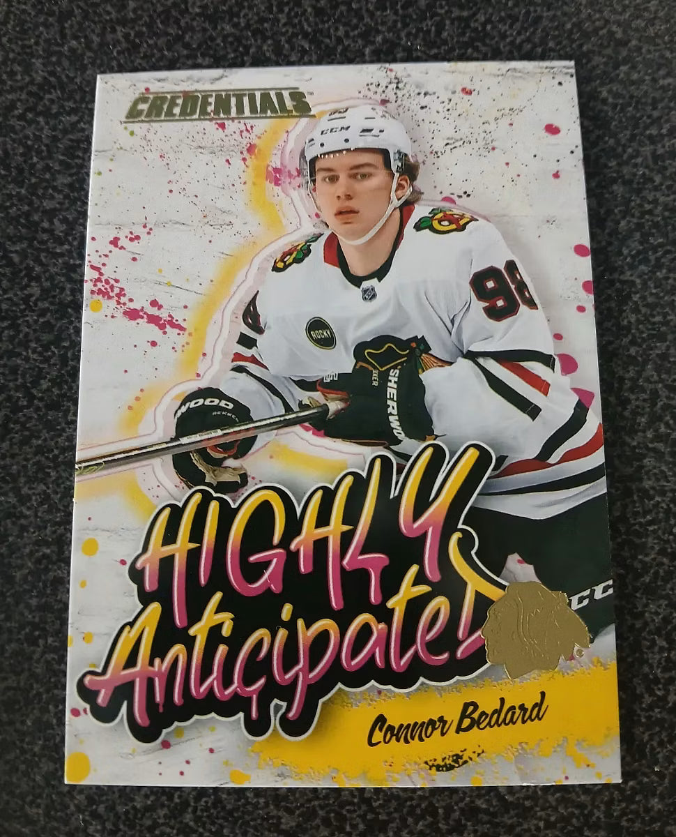 Connor Bedard – 2023-24 Upper Deck Credentials Highly Anticipated #HA-1