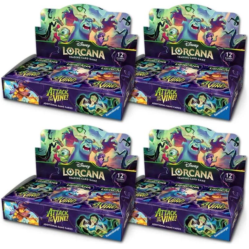 Disney Lorcana TCG: Attack of the Vine! – 4 Booster Box Case
