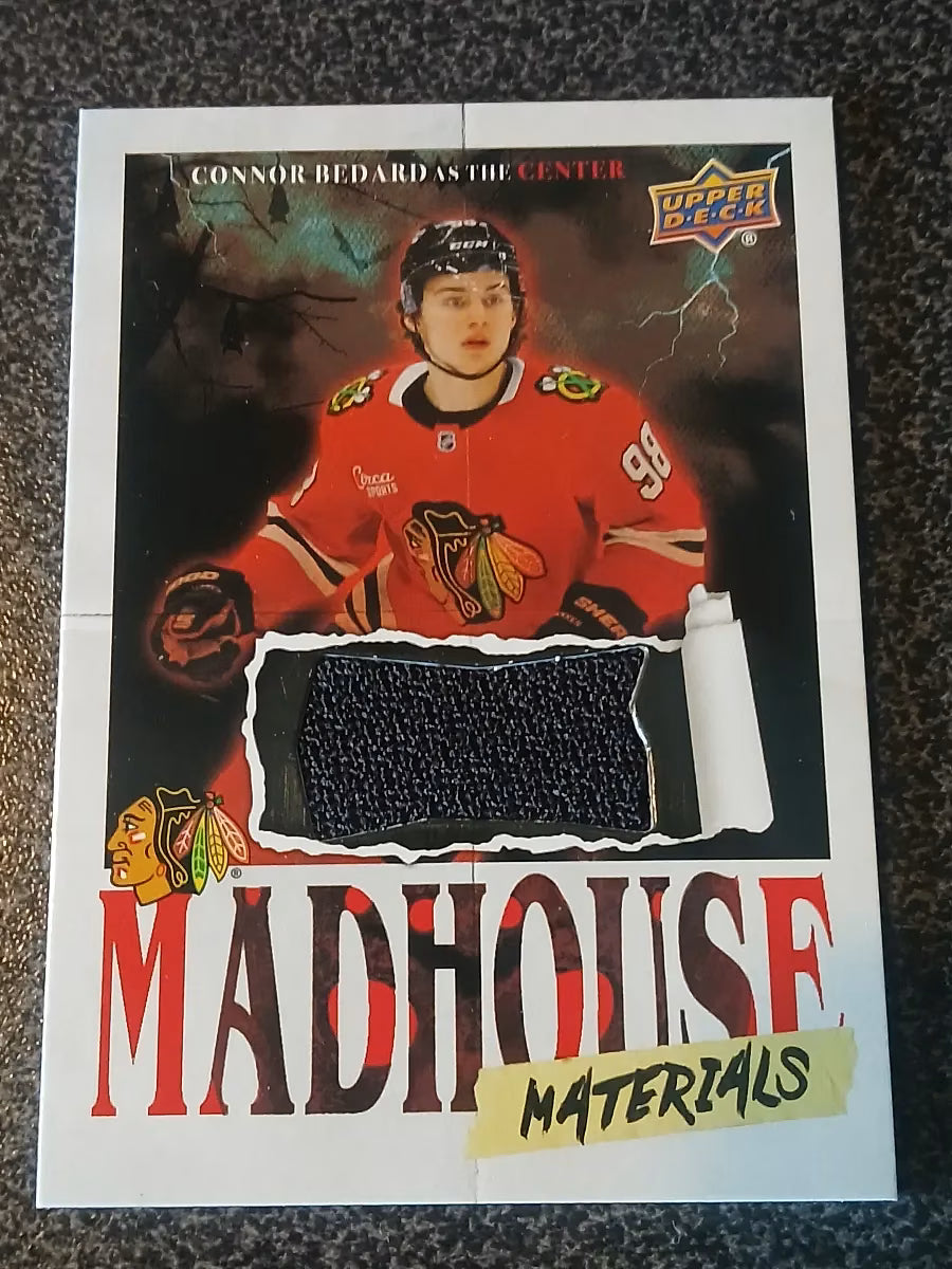 Connor Bedard – 2025-26 Madhouse Materials Jersey