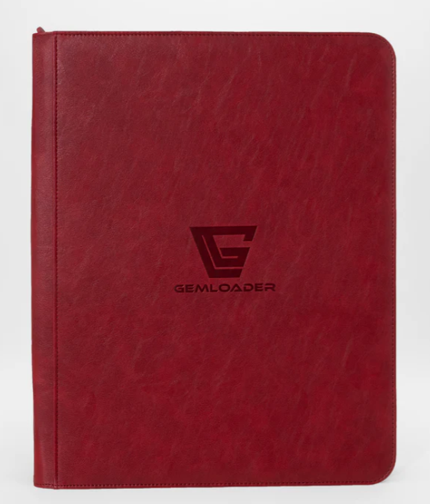 GM Premium Album na toploadery 216 ks se zipem, červené