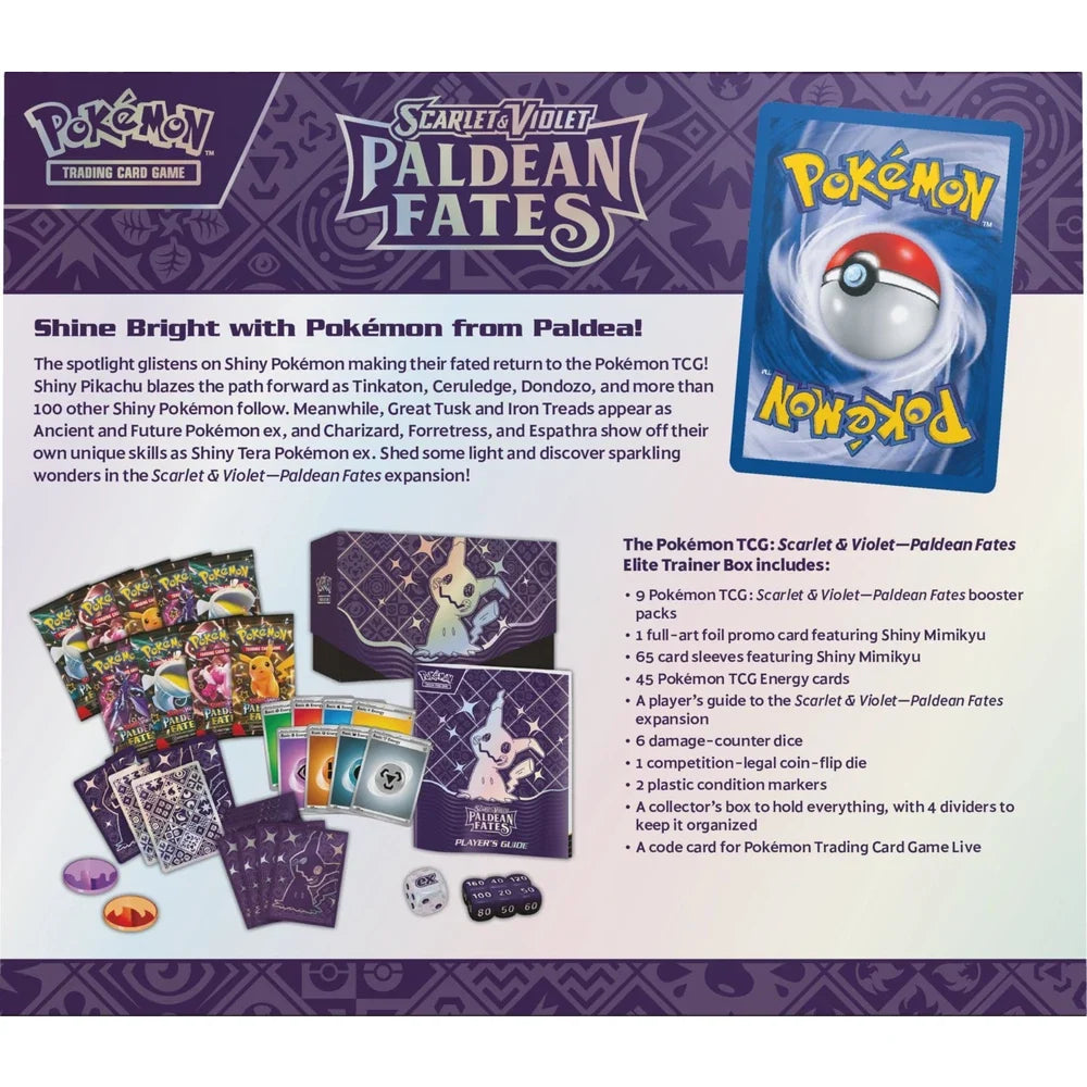 Pokémon TCG: Scarlet & Violet – Paldean Fates Elite Trainer Box