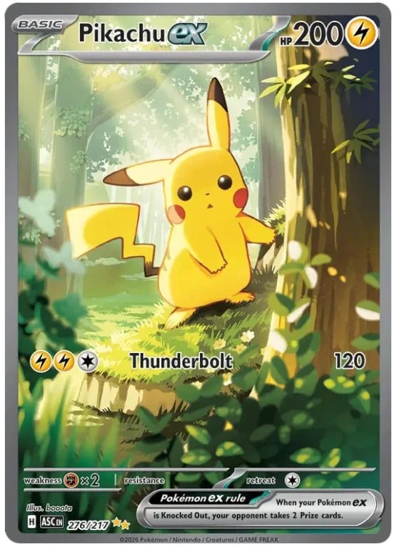Pikachu ex 276/217 - Ascended Heroes