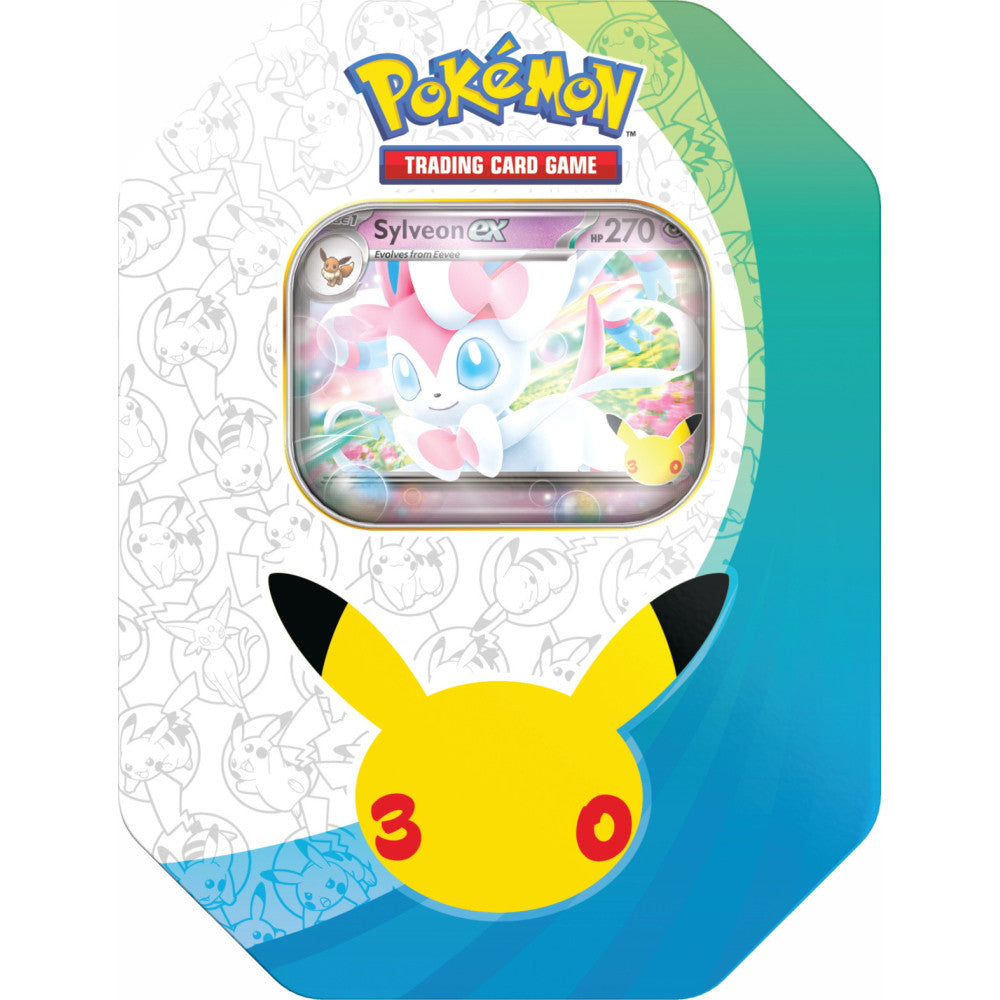 Pokémon TCG: 30th Celebration Tin – Sylveon ex