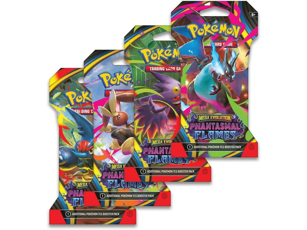 Pokémon TCG: Mega Evolution – Phantasmal Flames Sleeved Booster