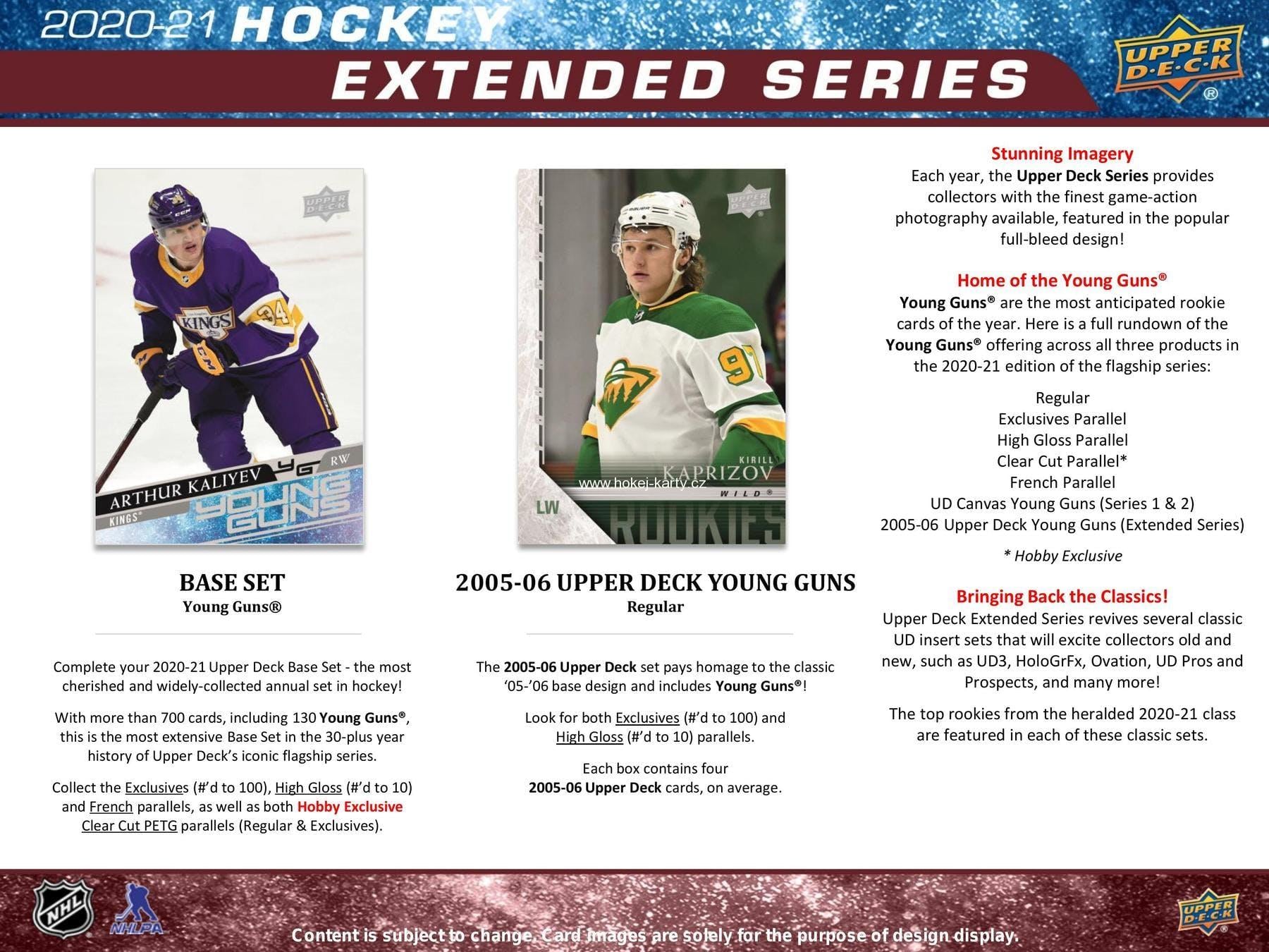 2020-21 Upper Deck Extended Series Hockey Hobby Box