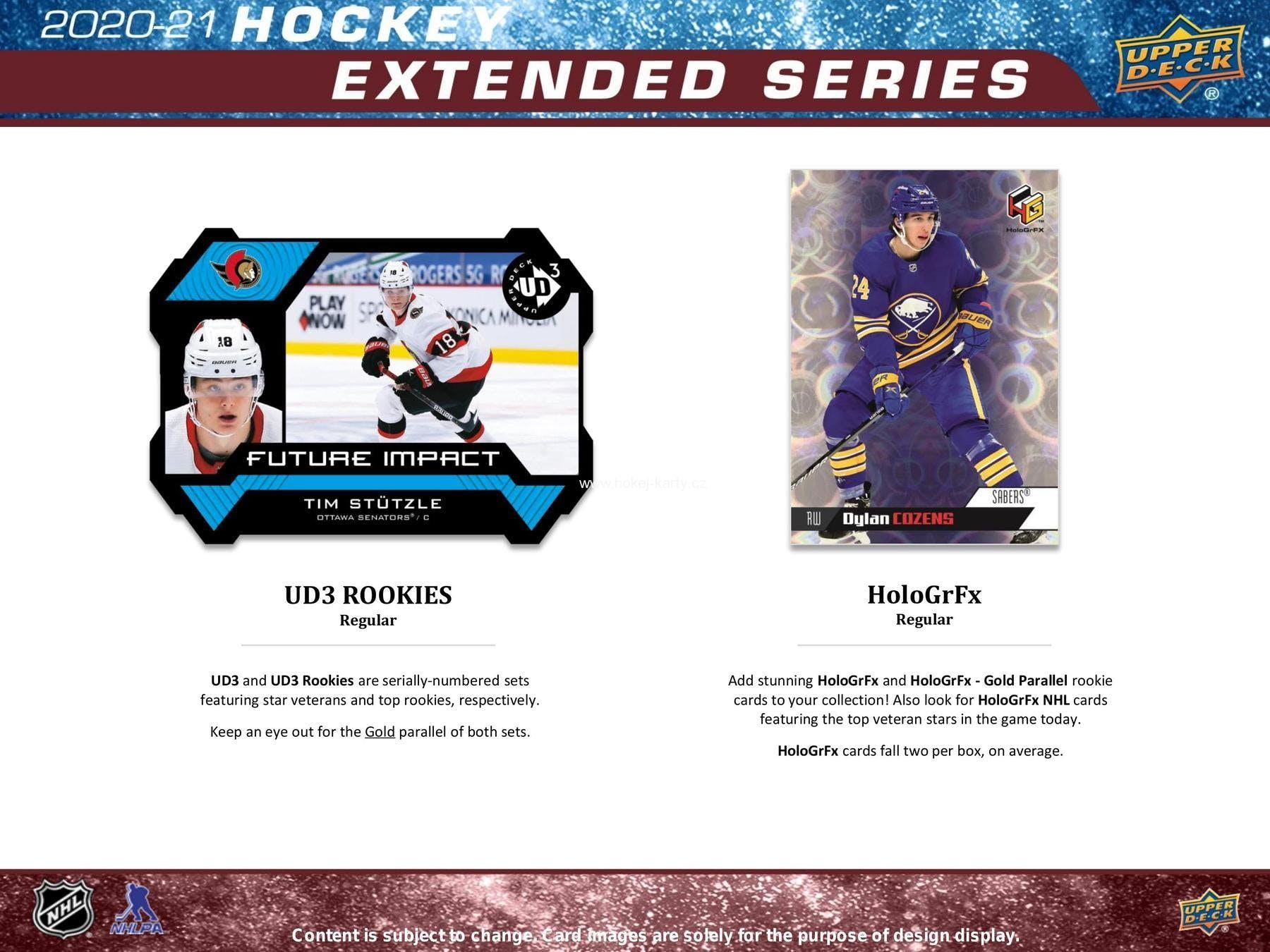 2020-21 Upper Deck Extended Series Hockey Hobby Box