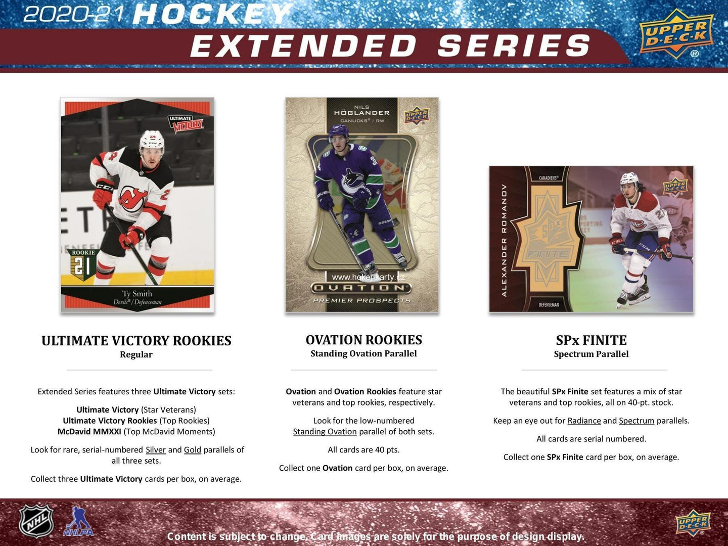 2020-21 Upper Deck Extended Series Hockey Hobby Box
