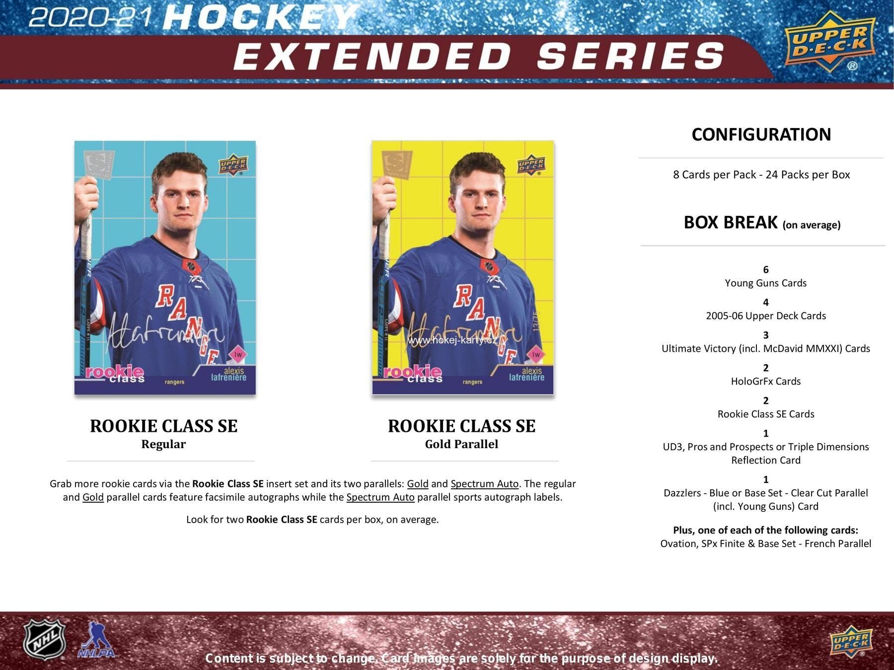 2020-21 Upper Deck Extended Series Hockey Hobby Box